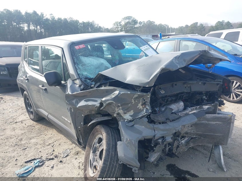 2021 Jeep Renegade VIN ZACNJDAB6MPN11915 IAAI salvage auction — FRONT END, Salvage (Georgia), sold $400 on 2026-07-21 (photo 1)