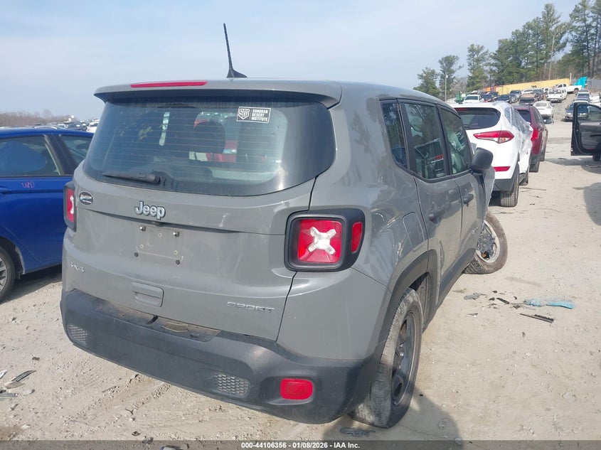 2021 Jeep Renegade VIN ZACNJDAB6MPN11915 IAAI salvage auction — FRONT END, Salvage (Georgia), sold $400 on 2026-07-21 (photo 4)