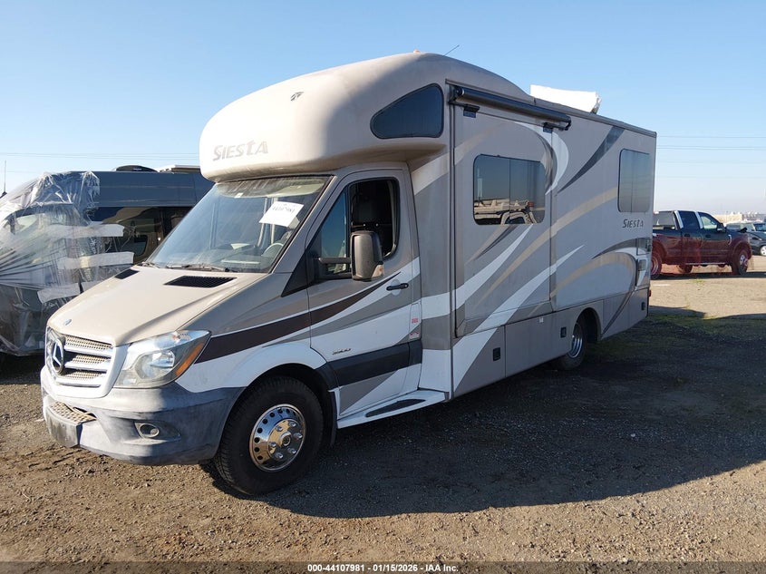 2015 Mercedes-benz Sprinter VIN WDAPF4CC9F9609332 IAAI salvage auction — Burn Interior, Certificate Of Destruction (Florida), sold $1,050 on 2026-07-29 (photo 2)
