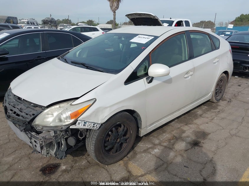 2012 Toyota Prius VIN JTDKN3DU7C5513553 IAAI salvage auction — FRONT END, Salvage Title, sold $1,200 on 2026-07-08 (photo 2)