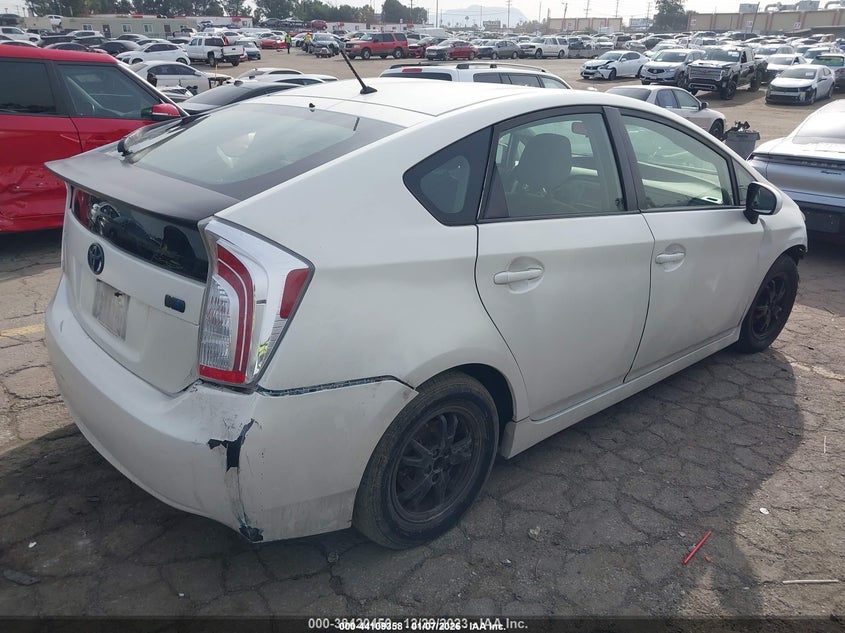 2012 Toyota Prius VIN JTDKN3DU7C5513553 IAAI salvage auction — FRONT END, Salvage Title, sold $1,200 on 2026-07-08 (photo 4)