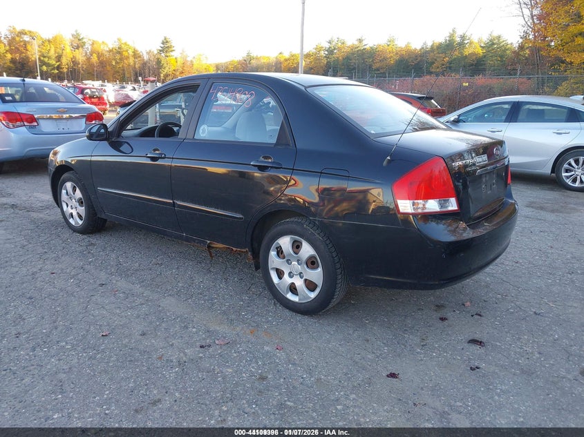 2009 Kia Spectra VIN KNAFE222495652011 IAAI salvage auction — UNKNOWN, Salvage (Idaho), sold $200 on 2026-07-13 (photo 3)