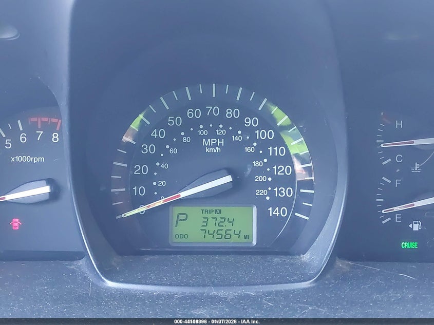 2009 Kia Spectra VIN KNAFE222495652011 IAAI salvage auction — UNKNOWN, Salvage (Idaho), sold $200 on 2026-07-13 (photo 7)