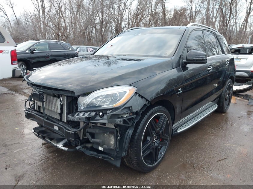 2015 Mercedes-benz Ml-class VIN 4JGDA7EB2FA538652 IAAI salvage auction — FRONT END, Salvage (Missouri), sold $12,100 on 2026-07-22 (photo 2)