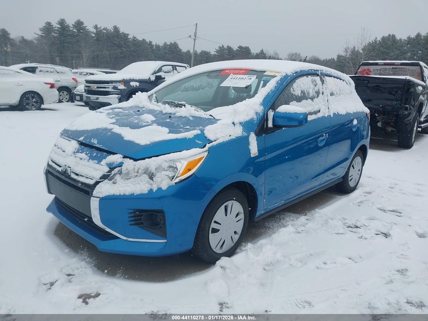 2024 Mitsubishi Mirage VIN ML32AUHJ0RH035116 IAAI salvage auction — RIGHT SIDE, Salvage Title, sold $3,350 on 2026-07-17 (photo 2)