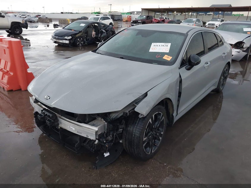 2021 Kia K5 VIN 5XXG64J22MG020582 IAAI salvage auction — FRONT END, Clear (Oklahoma), sold $6,500 on 2026-07-29 (photo 2)