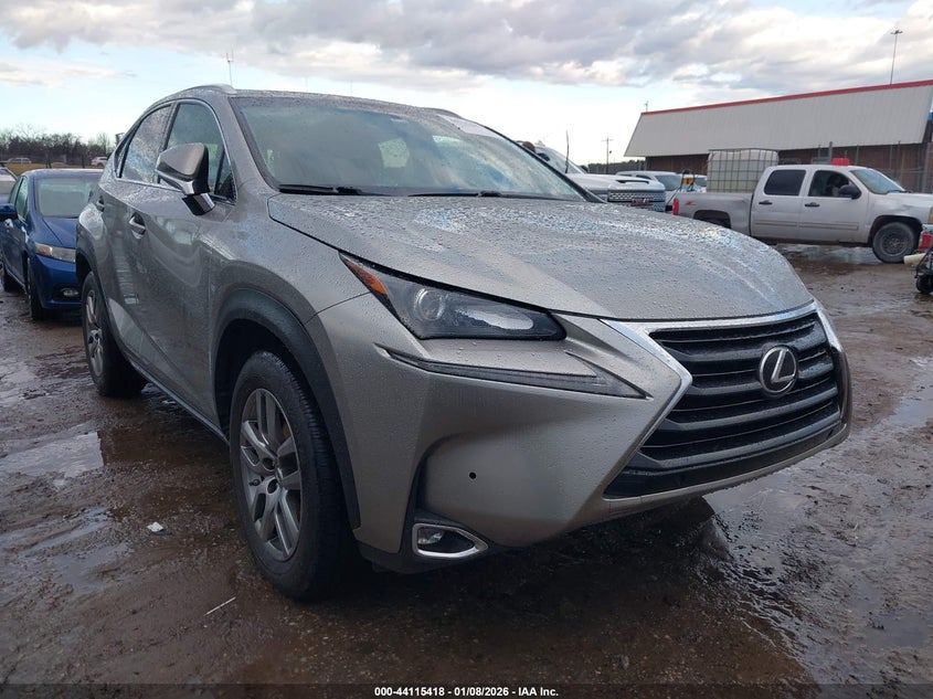 2015 Lexus Nx VIN JTJYARBZ0F2021506 IAAI salvage auction — LEFT SIDE, Clear (Oklahoma), sold $6,700 on 2026-07-29 (photo 1)