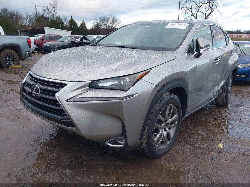 2015 Lexus Nx VIN JTJYARBZ0F2021506 IAAI salvage auction — LEFT SIDE, Clear (Oklahoma), sold $6,700 on 2026-07-29 (photo 2)