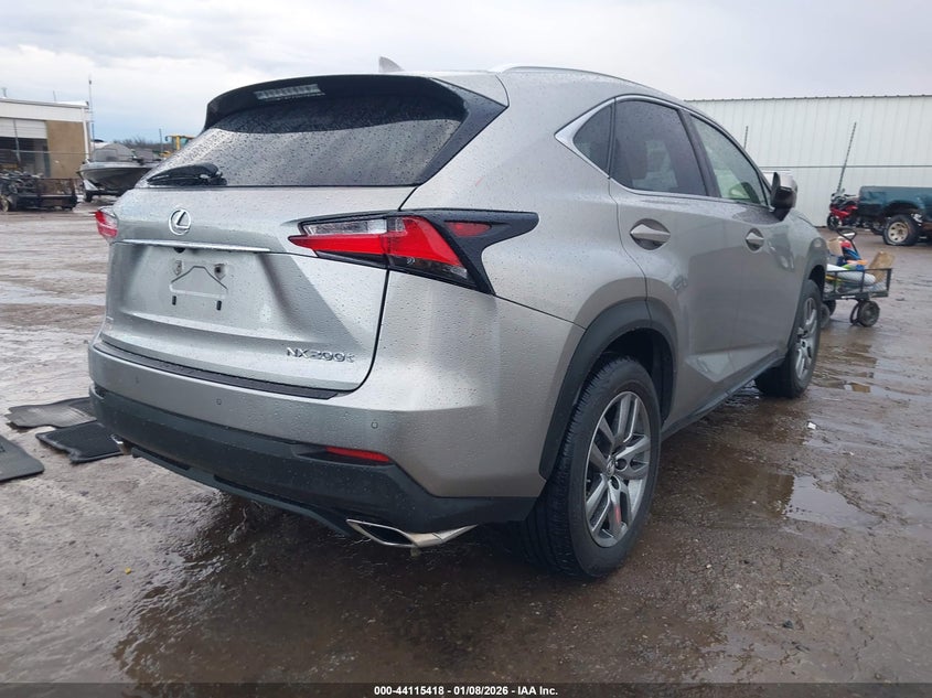 2015 Lexus Nx VIN JTJYARBZ0F2021506 IAAI salvage auction — LEFT SIDE, Clear (Oklahoma), sold $6,700 on 2026-07-29 (photo 4)