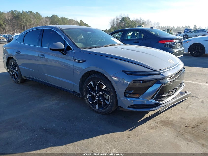 2024 Hyundai Sonata VIN KMHL64JAXRA383958 IAAI salvage auction — FRONT END, Salvage (North Carolina), sold $7,225 on 2026-07-08 (photo 1)