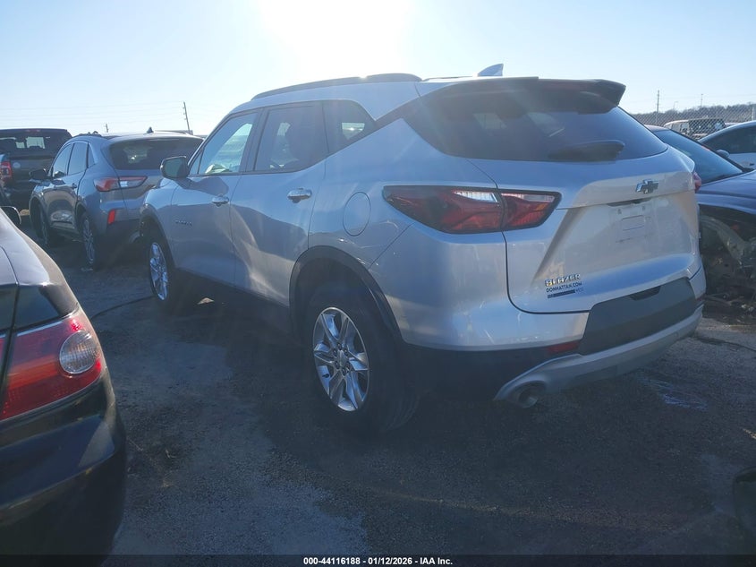 2021 Chevrolet Blazer VIN 3GNKBCRS3MS524662 IAAI salvage auction — FRONT END, Clear (Oklahoma), sold $7,575 on 2026-08-18 (photo 3)