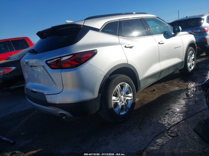 2021 Chevrolet Blazer VIN 3GNKBCRS3MS524662 IAAI salvage auction — FRONT END, Clear (Oklahoma), sold $7,575 on 2026-08-18 (photo 4)