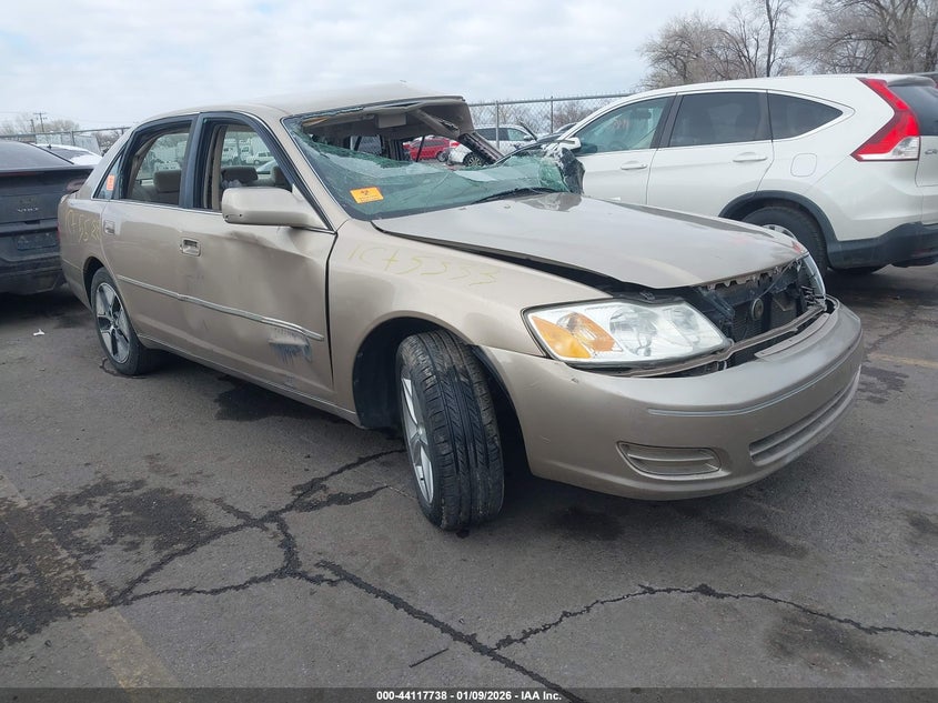 2002 Toyota Avalon VIN 4T1BF28B32U255533 IAAI salvage auction — LEFT SIDE, Dismantling Permit (Utah), sold $275 on 2026-07-09 (photo 1)