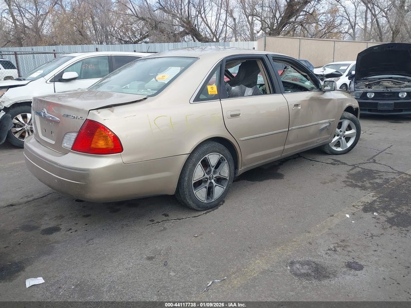 2002 Toyota Avalon VIN 4T1BF28B32U255533 IAAI salvage auction — LEFT SIDE, Dismantling Permit (Utah), sold $275 on 2026-07-09 (photo 4)