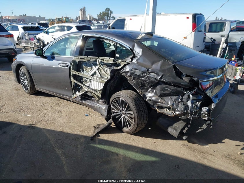 2025 Lexus Es 350 VIN 58ADZ1B1XSU190313 IAAI salvage auction — LEFT REAR, Salvage (California), sold $12,450 on 2026-07-08 (photo 3)