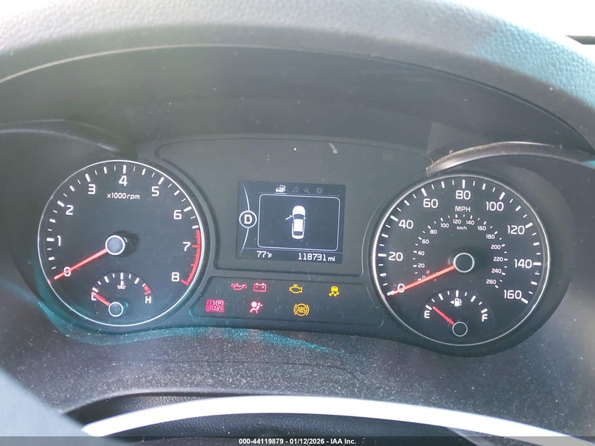 2018 Kia Optima VIN 5XXGT4L3XJG251093 IAAI salvage auction — FRONT END, Salvage (California), sold $1,250 on 2026-07-09 (photo 7)