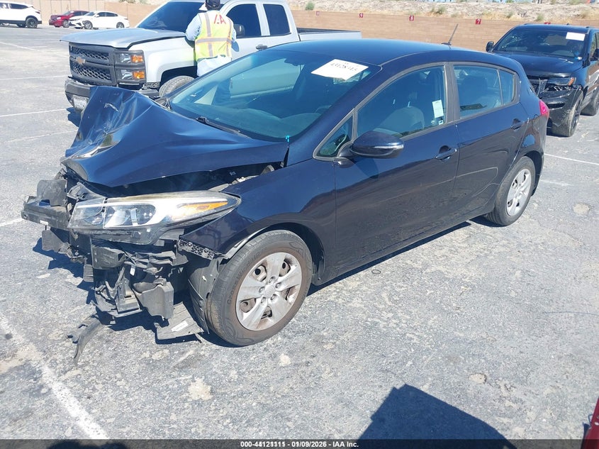 2018 Kia Forte VIN KNAFK5A82J5773706 IAAI salvage auction — FRONT END, Salvage (California), sold $675 on 2026-07-08 (photo 2)