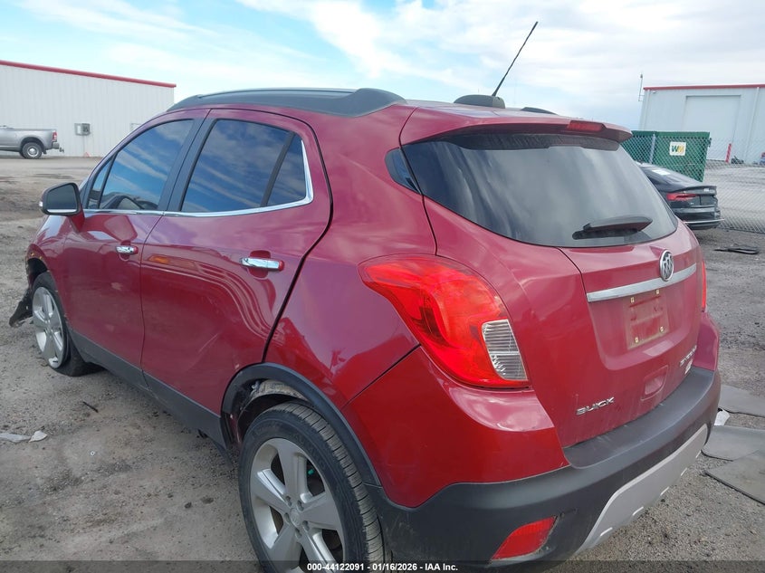 2016 Buick Encore VIN KL4CJASB0GB555666 IAAI salvage auction — FRONT END, Clear (Oklahoma), sold $850 on 2026-07-15 (photo 3)