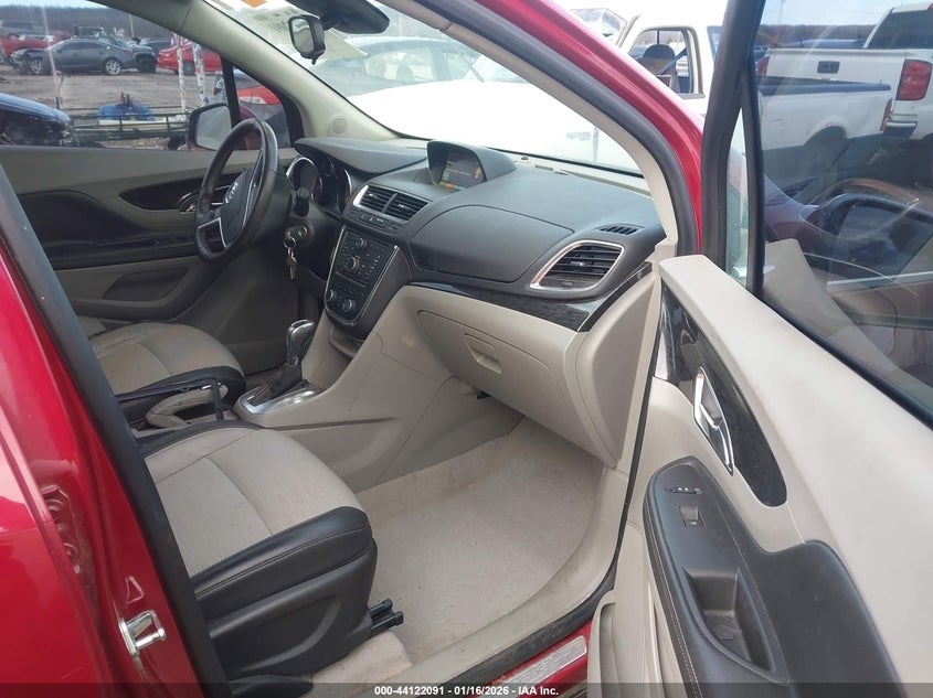 2016 Buick Encore VIN KL4CJASB0GB555666 IAAI salvage auction — FRONT END, Clear (Oklahoma), sold $850 on 2026-07-15 (photo 5)