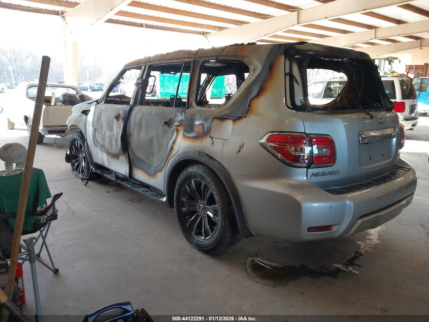 2017 Nissan Armada VIN JN8AY2NC0H9512798 IAAI salvage auction — TOTAL BURN, Non-Repairable (Tennessee), sold $150 on 2026-07-29 (photo 3)