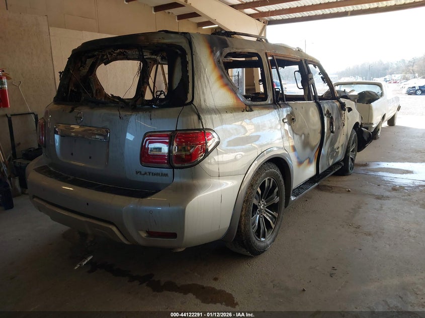 2017 Nissan Armada VIN JN8AY2NC0H9512798 IAAI salvage auction — TOTAL BURN, Non-Repairable (Tennessee), sold $150 on 2026-07-29 (photo 4)