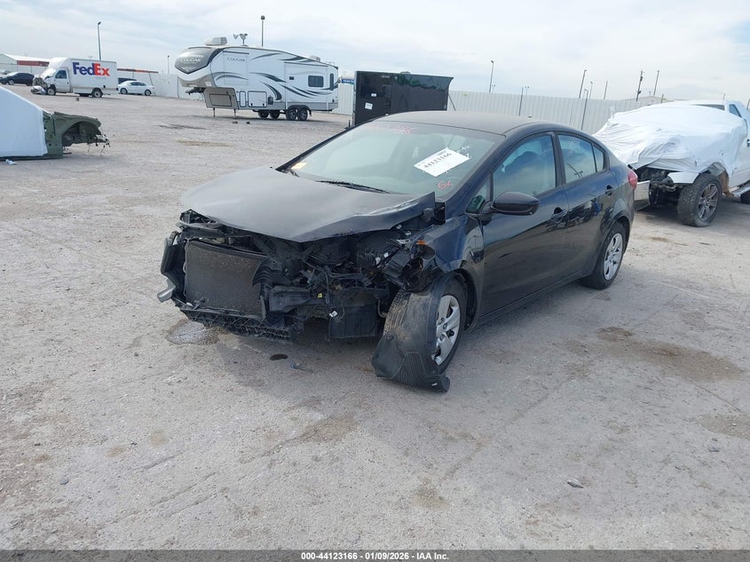 2016 Kia Forte VIN KNAFK4A67G5593350 IAAI salvage auction — FRONT END, Salvage (Texas), sold $400 on 2026-07-15 (photo 2)