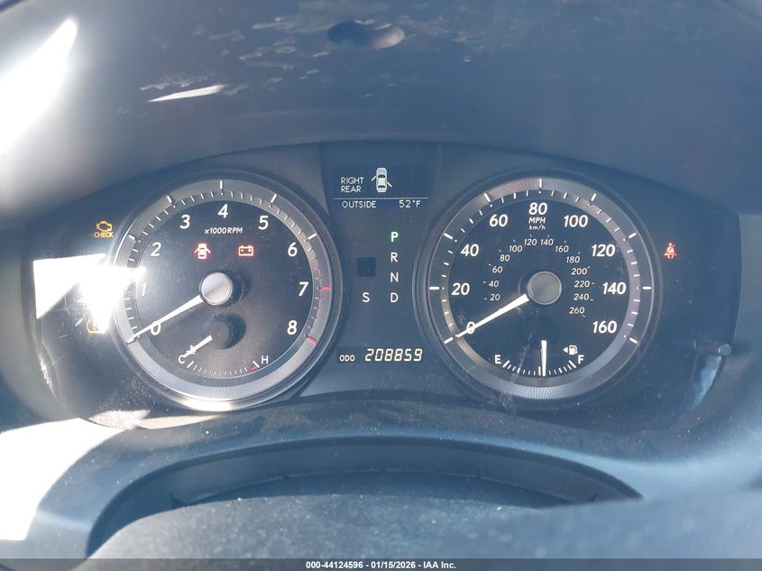 2009 Lexus Es 350 VIN JTHBJ46G592324434 IAAI salvage auction — FRONT & REAR, Salvage (Mississippi), sold $25 on 2026-07-31 (photo 7)