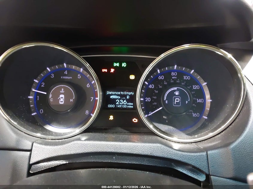 2011 Hyundai Sonata VIN 5NPEC4AC5BH106883 IAAI salvage auction — FRONT END, Unregisterable Title (Parts Only Title) (North Carolina), sold $400 on 2026-07-23 (photo 7)