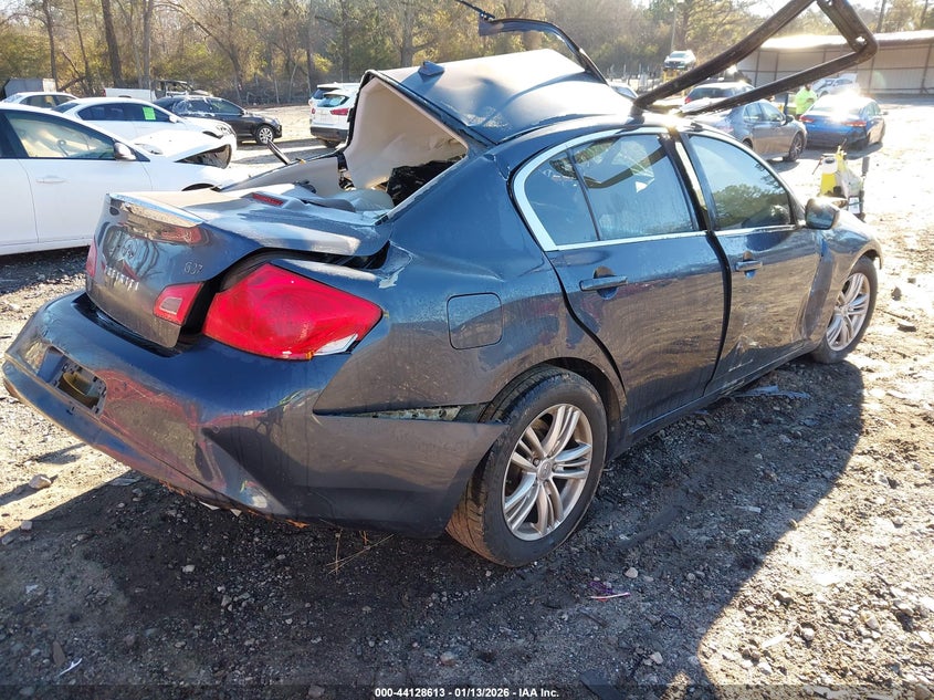2012 Infiniti G37 VIN JN1CV6AP8CM622293 IAAI salvage auction — FRONT & REAR, Other, sold $25 on 2026-07-24 (photo 4)