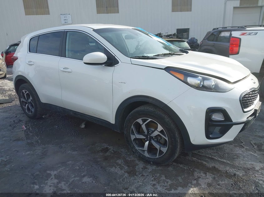2020 Kia Sportage VIN KNDPMCAC1L7796251 IAAI salvage auction — LEFT SIDE, Mv-907A (New York), sold $3,350 on 2026-07-14 (photo 1)