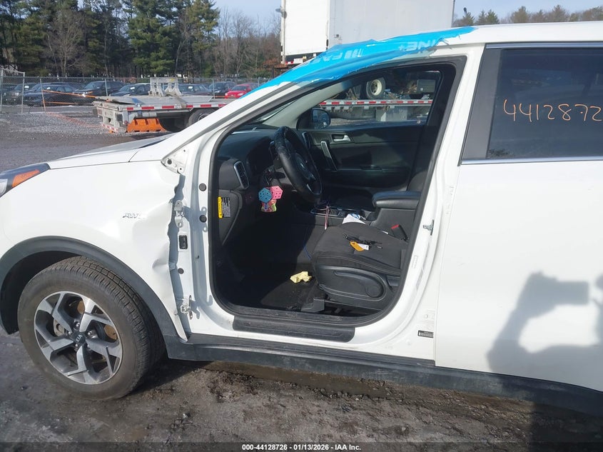 2020 Kia Sportage VIN KNDPMCAC1L7796251 IAAI salvage auction — LEFT SIDE, Mv-907A (New York), sold $3,350 on 2026-07-14 (photo 6)