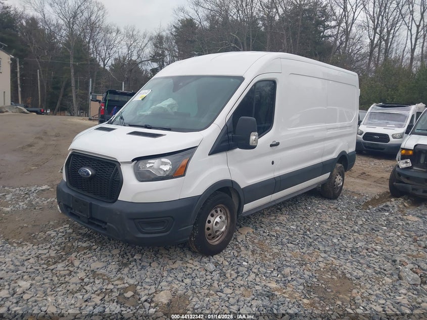 2022 Ford Transit-250 VIN 1FTBR2C86NKA22821 IAAI salvage auction — RIGHT FRONT, Salvage (Massachusetts), sold $7,250 on 2026-08-25 (photo 2)