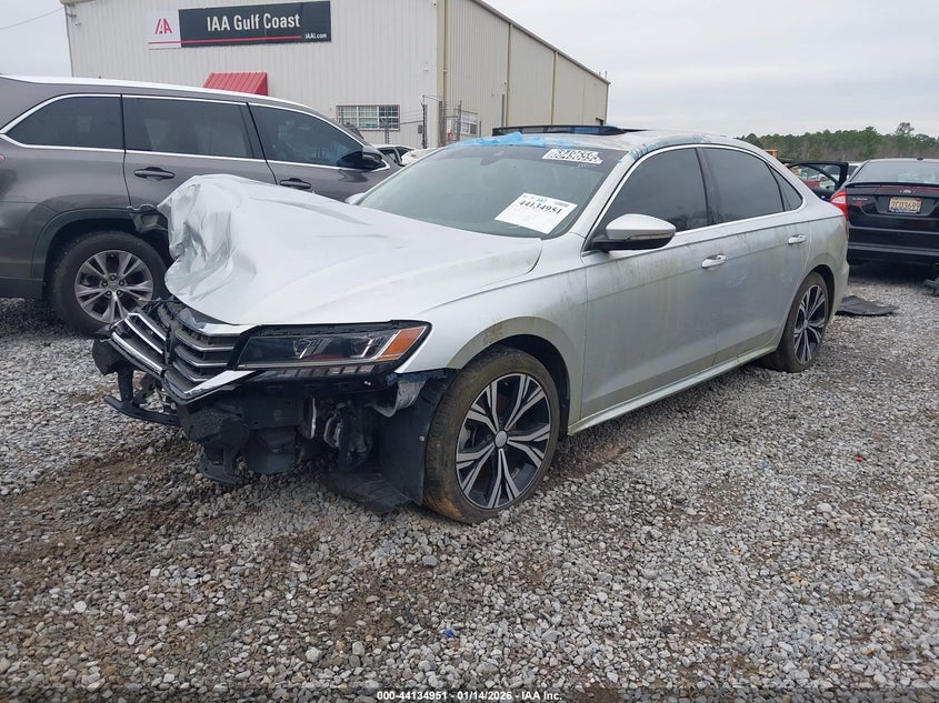 2021 Volkswagen Passat VIN 1VWSA7A34MC007977 IAAI salvage auction — FRONT END, Salvage Title, sold $300 on 2026-08-14 (photo 2)