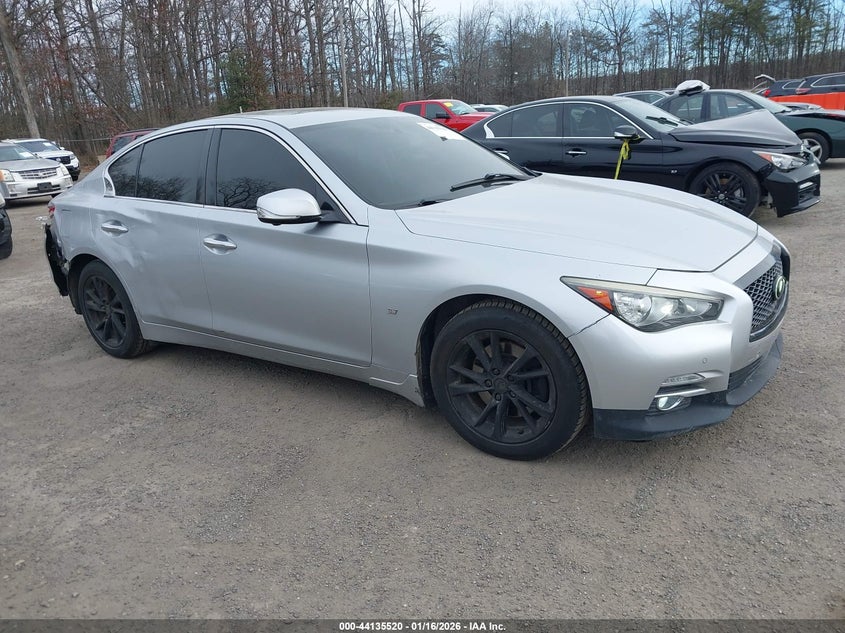 2015 Infiniti Q50 VIN JN1BV7AR7FM418317 IAAI salvage auction — RIGHT SIDE, Salvage - Greater Than 75% (Maryland), sold $3,700 on 2026-07-15 (photo 1)