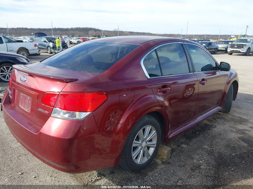 2012 Subaru LEGACY VIN 4S3BMCA60C3003856 IAAI salvage auction — REAR END, Salvage Title, sold $400 on 2026-07-21 (photo 4)