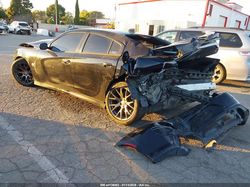 2020 Dodge Charger VIN 2C3CDXGJ1LH127109 IAAI salvage auction — FRONT & REAR, Salvage (California), sold $7,000 on 2026-07-09 (photo 3)
