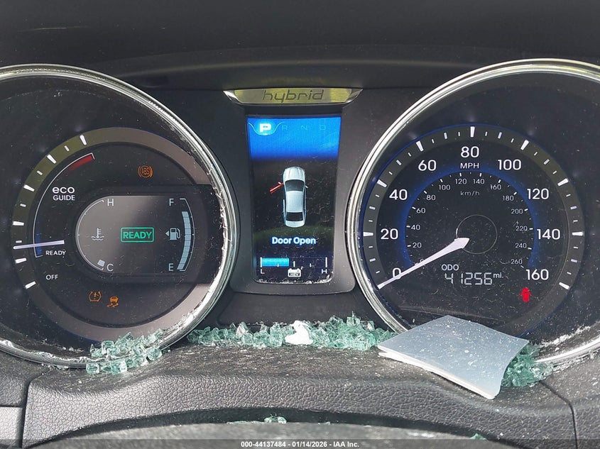 2014 Hyundai Sonata VIN KMHEC4A42EA114312 IAAI salvage auction — FRONT END, Salvage Title, sold $975 on 2026-07-29 (photo 7)