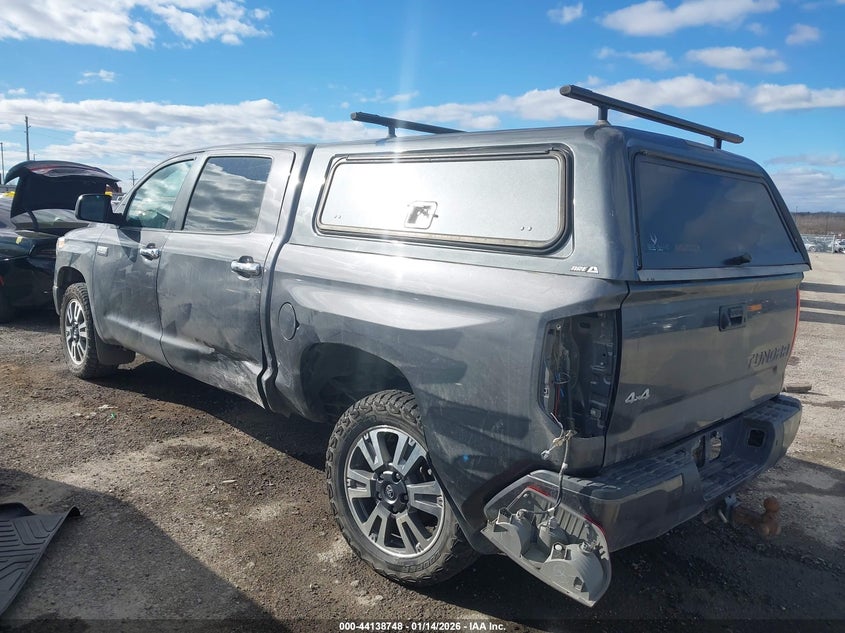 2018 Toyota Tundra VIN 5TFAY5F1XJX740674 IAAI salvage auction — SIDE, Clear (Oklahoma), sold $11,000 on 2026-07-29 (photo 3)