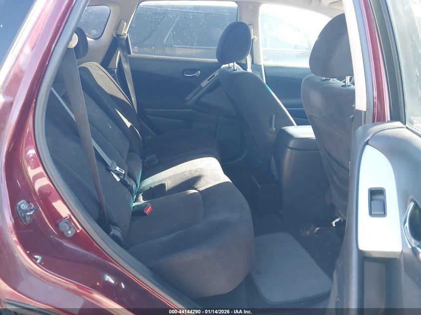 2010 Nissan Murano VIN JN8AZ1MU1AW021052 IAAI salvage auction — RIGHT REAR, Bill Of Sale (Texas), sold $100 on 2026-07-13 (photo 8)