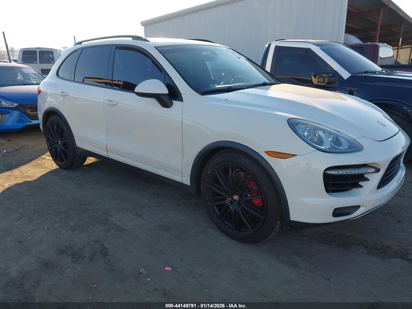 2012 Porsche Cayenne VIN WP1AC2A20CLA80196 IAAI salvage auction — RIGHT FRONT, Salvage (California), sold $125 on 2026-08-06 (photo 1)