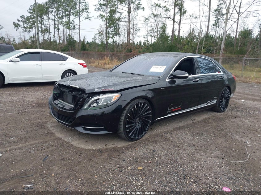 2016 Mercedes-benz S class VIN WDDUG8CB9GA223303 IAAI salvage auction — FRONT END, Other, sold $7,600 on 2026-08-13 (photo 2)