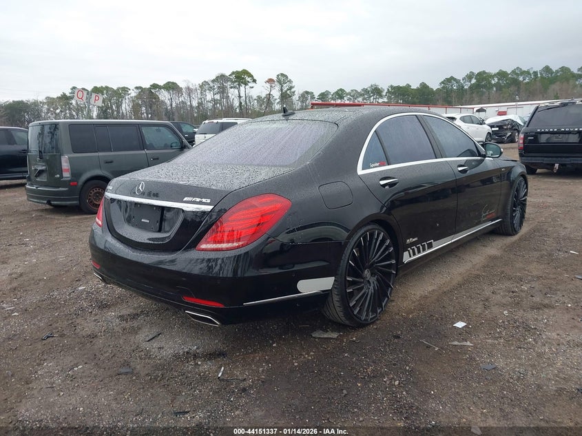2016 Mercedes-benz S class VIN WDDUG8CB9GA223303 IAAI salvage auction — FRONT END, Other, sold $7,600 on 2026-08-13 (photo 4)