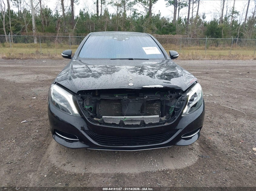 2016 Mercedes-benz S class VIN WDDUG8CB9GA223303 IAAI salvage auction — FRONT END, Other, sold $7,600 on 2026-08-13 (photo 6)