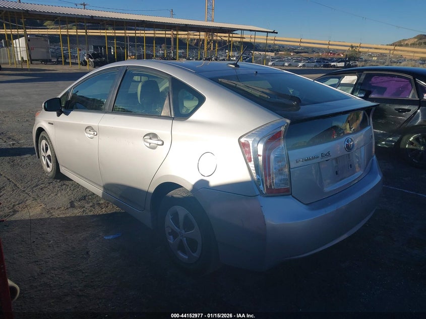 2012 Toyota Prius VIN JTDKN3DU4C5511288 IAAI salvage auction — REAR END, Salvage Title, sold $1,800 on 2026-07-29 (photo 3)