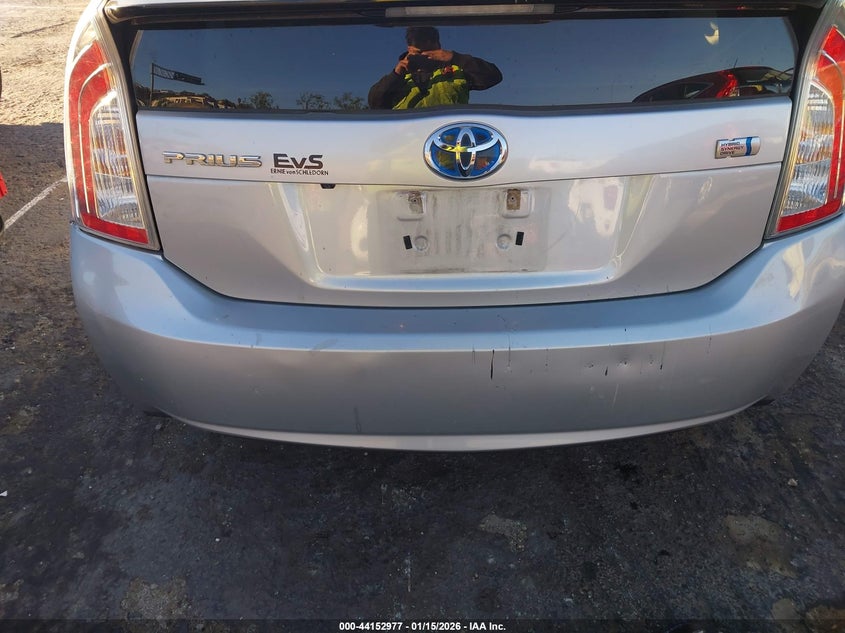 2012 Toyota Prius VIN JTDKN3DU4C5511288 IAAI salvage auction — REAR END, Salvage Title, sold $1,800 on 2026-07-29 (photo 6)