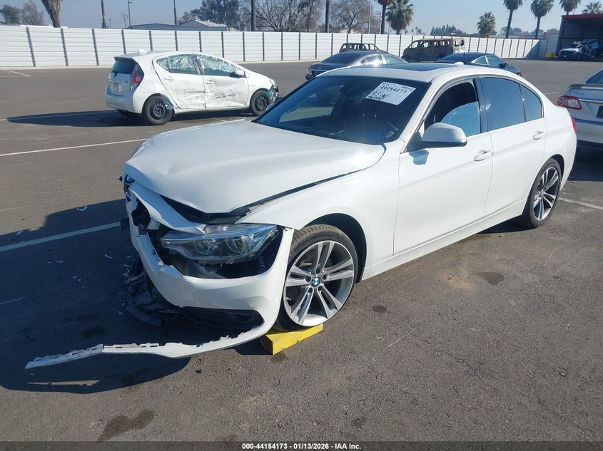 2018 BMW 3er VIN WBA8B9C53JEE83321 IAAI salvage auction — FRONT END, Salvage (California), sold $1,975 on 2026-07-21 (photo 2)