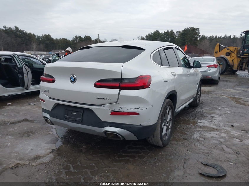 2022 BMW X4 VIN 5UX33DT0XN9M44284 IAAI salvage auction — LEFT FRONT, Salvage (Massachusetts), sold $8,500 on 2026-07-31 (photo 4)