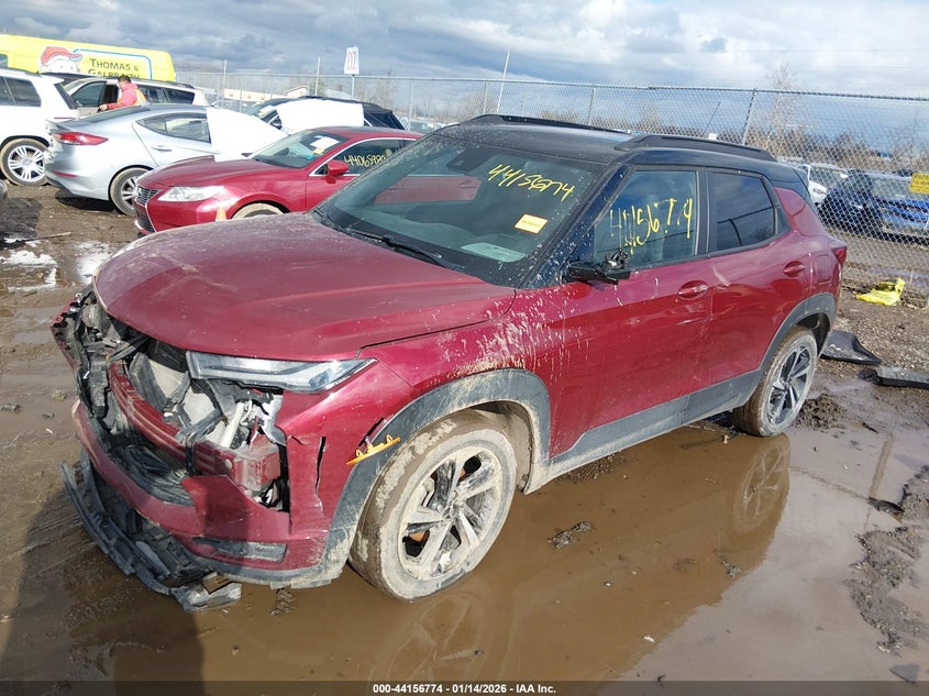2023 Chevrolet Trailblazer VIN KL79MTSL7PB119132 IAAI salvage auction — FRONT END, Salvage (Ohio), sold $3,900 on 2026-07-09 (photo 2)