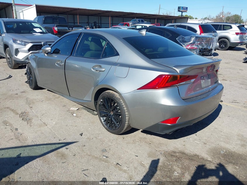 2017 Lexus Is VIN JTHBA1D27H5042766 IAAI salvage auction — RIGHT SIDE, Salvage Title, sold $1,150 on 2026-07-15 (photo 3)