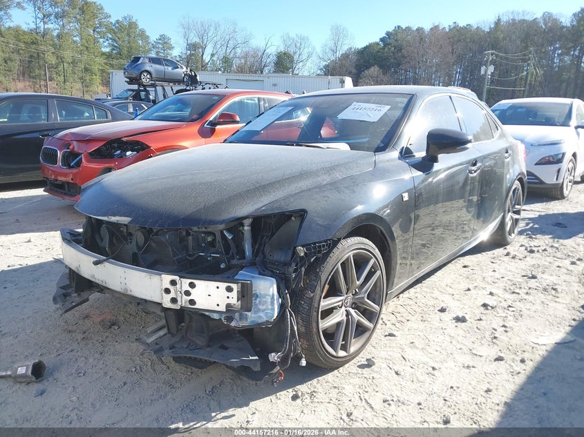 2019 Lexus Is VIN JTHBA1D23K5092975 IAAI salvage auction — FRONT END, Salvage Title, sold $7,250 on 2026-07-07 (photo 2)